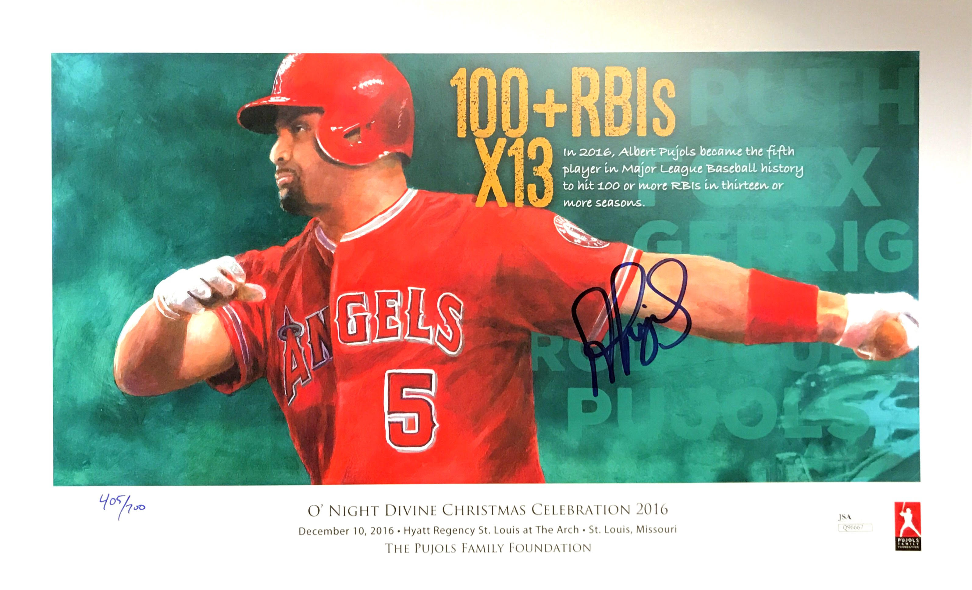 2014 – O' Night Divine, Limited Edition Print. Signed by Albert Pujols
